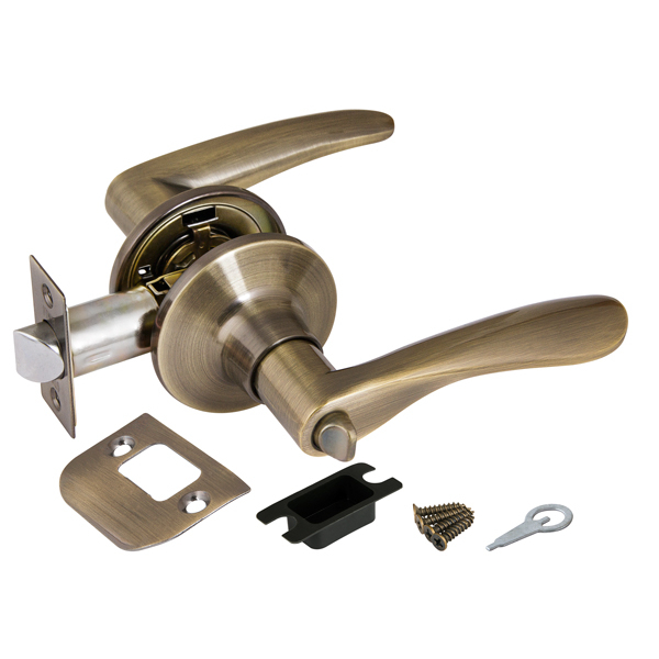 Ручка защелка 6020 AB-B (фик.) бронза//PUNTO