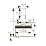 Картридж KАISER Ø25 для смес. 49111, 49133, 49144, 43211, 05311, 05411 (стар. арт. 49К) Картридж KАISER Ø25 для смес. 49111, 49133, 49144, 43211, 05311, 05411 (стар. арт. 49К)