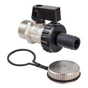 Кран шар. VALTEC 1/2" дренажный