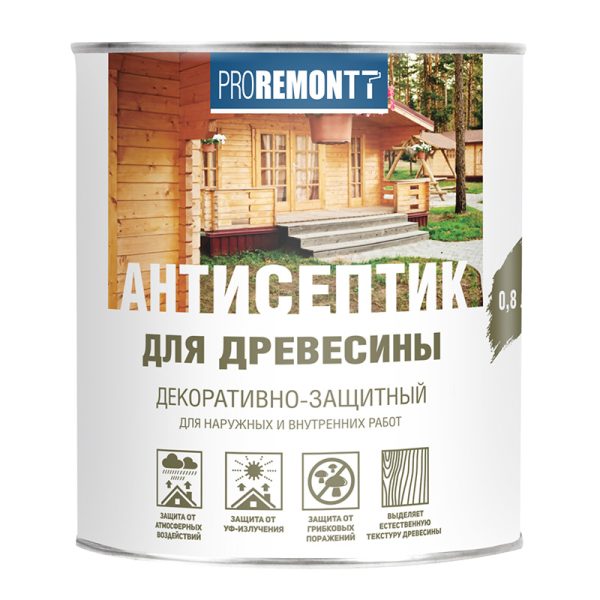 Антисептик алкидный Proremontt тик 0,8 л