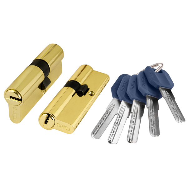 Цилиндровый механизм Z400/60 mm (25+10+25) PB латунь 5 кл.//PUNTO