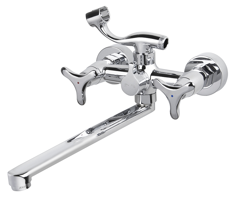 Смеситель KAISER Trio ванна дл/н кер 3-листник