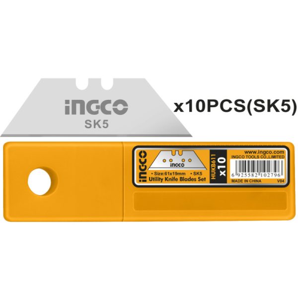 Лезвие трапециевидное 19*61 мм INGCO HUKB61001