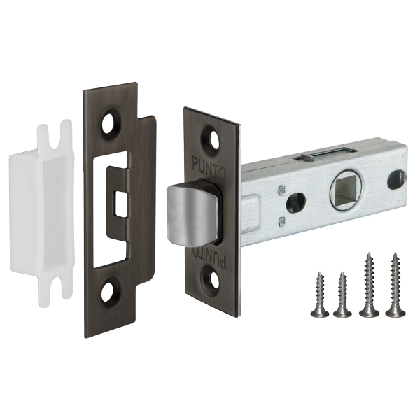 Защелка врезная L45-8 GR Графит//PUNTO