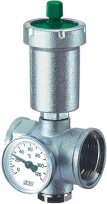 FAR Хр. узел с выпус. возд. термометром и загл. 1"