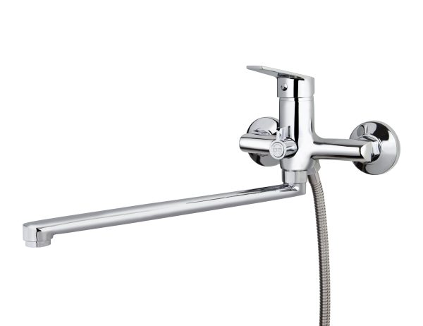 Смеситель VIKO ванна Ø35 (встроенный переключатель) L-33см, хром