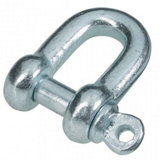 Скоба такелажная прямой тип оцинк.10 (1 шт)