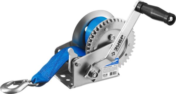 Лебедка барабанная тяговая ленточная 0