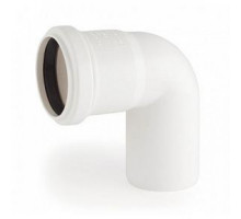 Отвод 50 угол 87 белый "ELITE" (40)