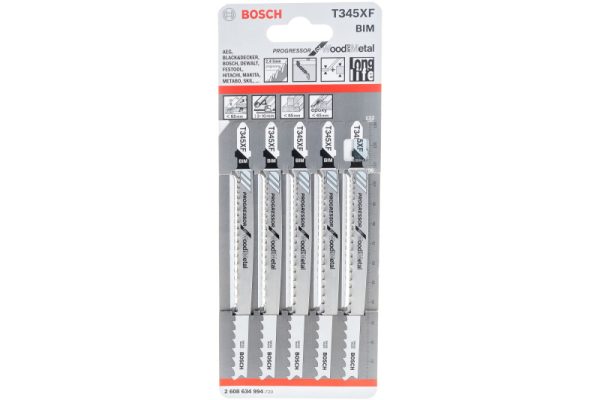 Пилка по дереву T345 XF Progressor BOSCH 2608634994