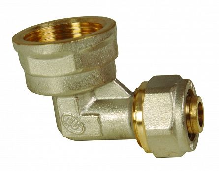 Угольник обжимной 16x1/2" ВР (10/150)