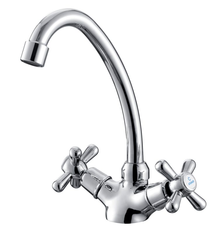 Смеситель KAISER Carlson Style кухня крест/жест.подв.