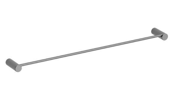 Держатель полотенца прямой KAISER Vita 600х75мм /Нержавейка/Воронёная сталь