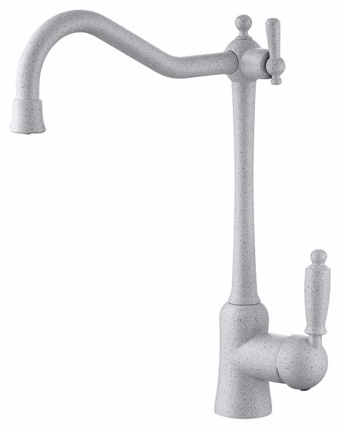 Смеситель KAISER Vincent кухня боковой под фильтр Ø35 (песочный мрамор)