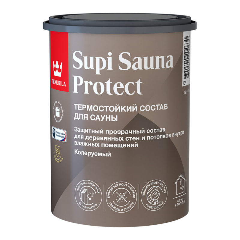 Состав для сауны Tikkurila SUPI SAUNA PROTECT EP 0,9л
