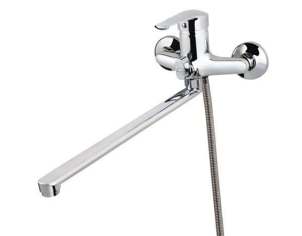 Смеситель VIKO ванна Ø40 (встроенный переключатель) L-33см, хром