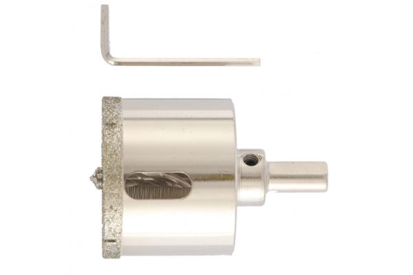 Сверло алмазное по керамограниту 50*67 мм 3-гранный хвостовик Matrix