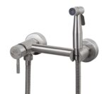 Смеситель VIKO настенный под биде гигиеническим душем, однорукий Ø25, латунь, серебро Смеситель VIKO настенный под биде гигиеническим душем, однорукий Ø25, латунь, серебро