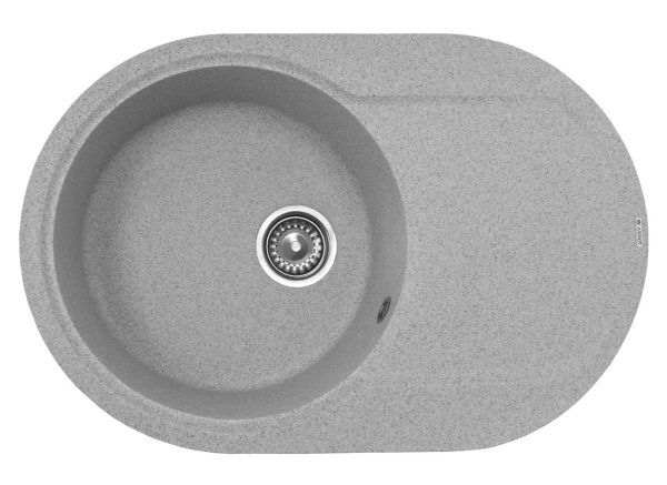 Мойка-Мраморная "KAISER" (овальная) 7850 Grey (цв.)