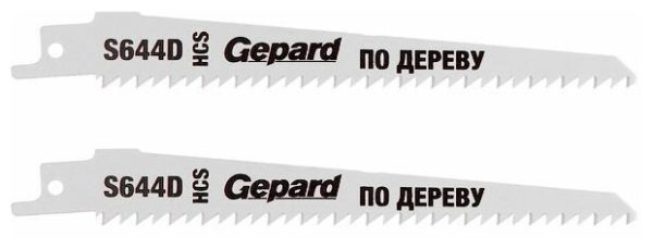 Пилка сабельная по дереву S644D 2 штуки GEPARD