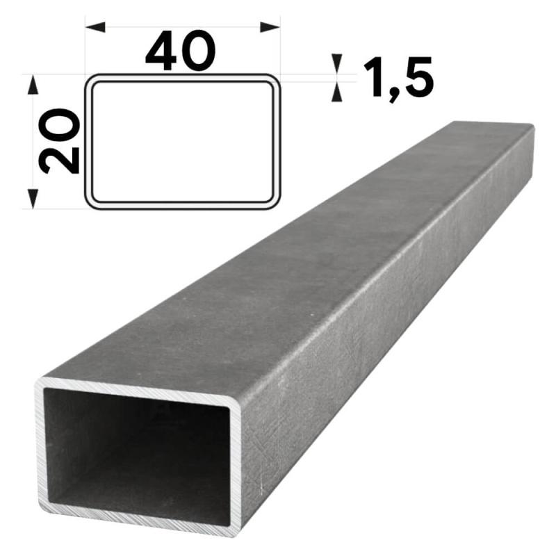 Труба профильная 40*20*1 Труба профильная 40*20*1