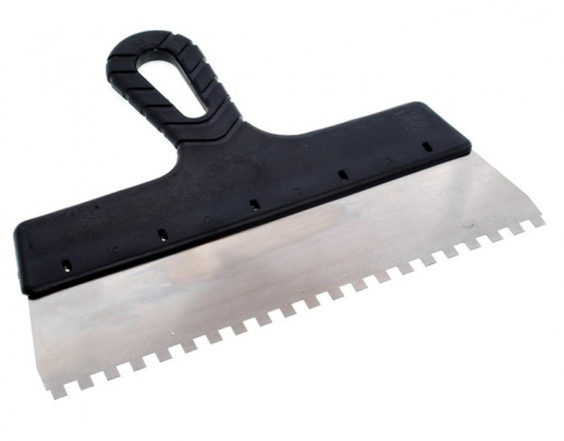 Шпатель зубчатый 350 мм 8*8 мм Акор