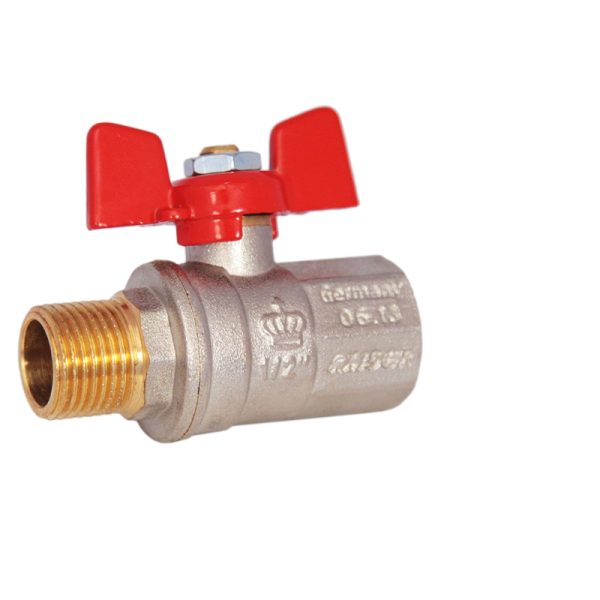 Кран KAISER 1/2" г/ш бабочка супер - усилиленный, латунь