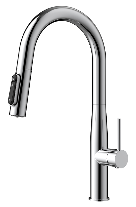 Смеситель KAISER Vita для кухни с вытяжной лейкой, под фильтр, Ø25 /Нержавейка /Хром