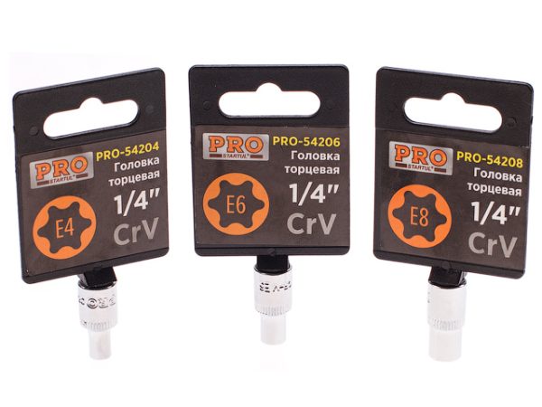 Головка звездочка 1/4" Е7 PRO STARTUL PRO-54207