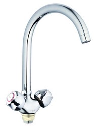 смес. G-Lauf кухня крест керамика (литой) с гайкой