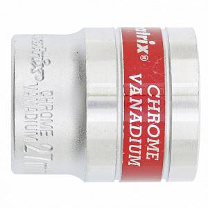 Головка торцевая 27 мм под квадрат 1/2" хром MATRIX MASTER