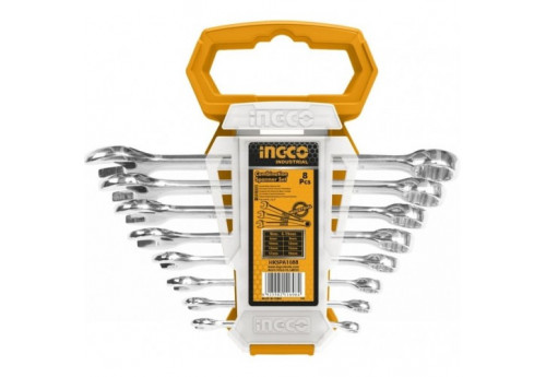 Набор комбиникованных ключей INGCO HKSPA1088-I INDUSTRIAL 8 шт