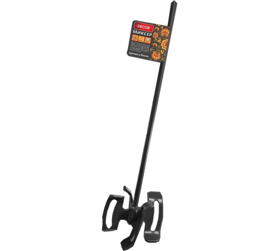 Миксер для смесей DECOR 12 см*580 мм шестигранный 999-120