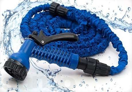 Шланг поливочный, растягивающийся7,5м-22,5м