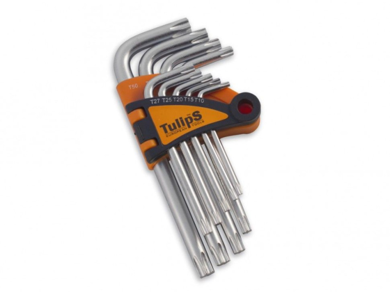 Набор ключей TORX 9 шт Tulips длинные Набор ключей TORX 9 шт Tulips длинные