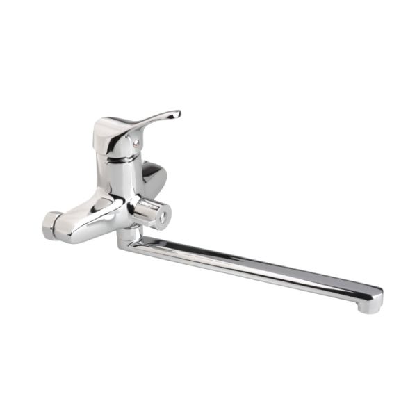 Смеситель для ванны однорычажный, излив 35 см (L), карт. 40 мм, «VODEN» 4833 А26