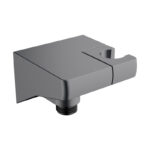 Настенное подключение шланга с поворотным держателем KAISER 80х80х62мм /Пластик/Воронёная сталь Настенное подключение шланга с поворотным держателем KAISER 80х80х62мм /Пластик/Воронёная сталь