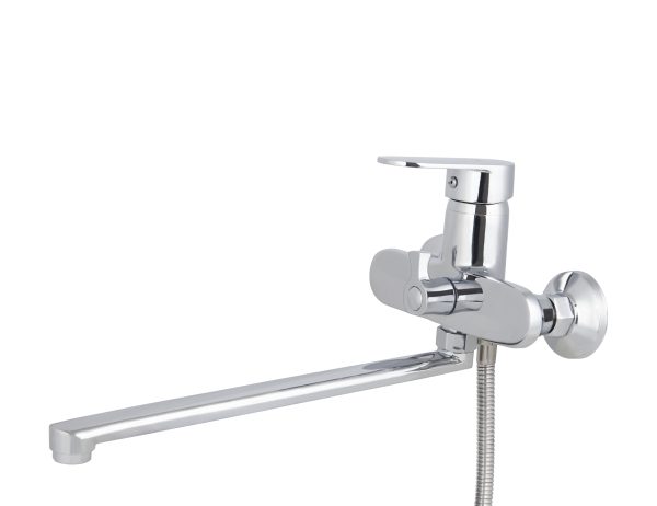 Смеситель VIKO ванна Ø40 (встроенный переключатель) L-33см, хром