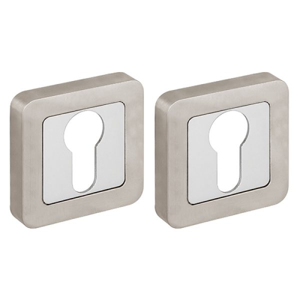 Накладка CS ET SN/CP, ключ-ключ (матов.никель/хром) "PALLADIUM"