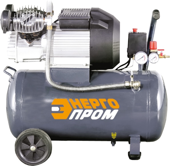 Компрессор пневматический 2200 Вт 400л/мин 8 бар 50 л Техпром КМ-3050х2