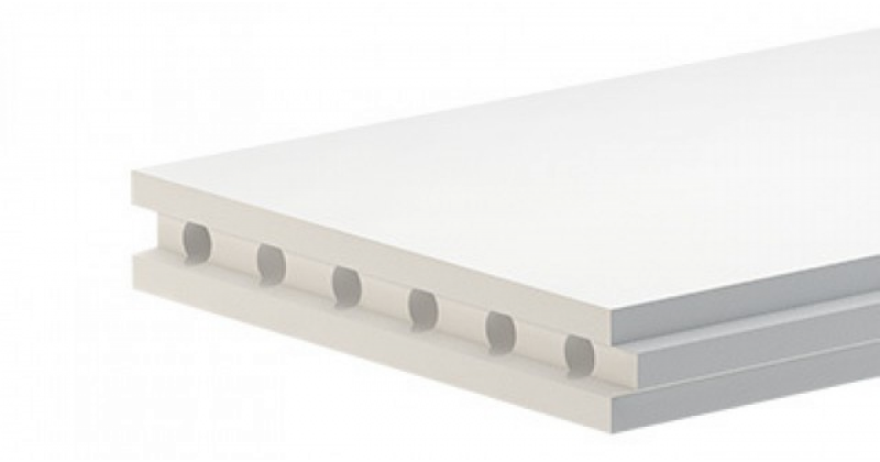 Плита гипсовая пазогребневая ВОЛМА 667x500x80 мм Плита гипсовая пазогребневая ВОЛМА 667x500x80 мм