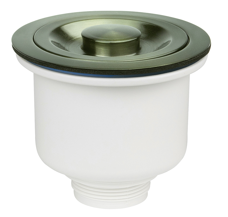 Выпуск со съемной сеткой для отходов Ø40*3 1/2" KAISER, (темно-зеленая бронза)