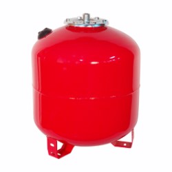 Расширительный бак 36 л. TEPLOX красный ТРЕХ НОЖКАХ. Подключение 3/4"
