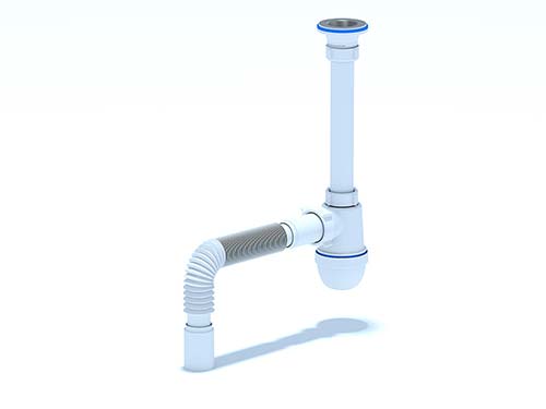 Сифон Ани 1-1/4" х 40 с г/тр. 40х40, сборный