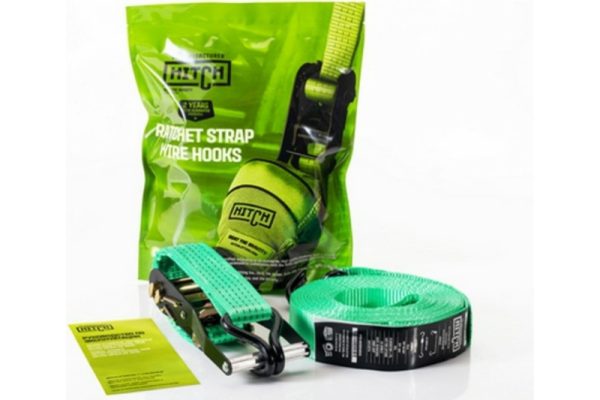 Ремень стяжной с крюками 50 мм 5т 12м STF400 DaN HITCH RS REGULAR 400:5000:12