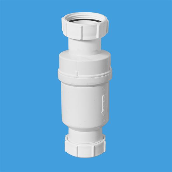 Сухой сифон "McALPINE" Ø40 - 1-1/2 самазакрывающий клапан в Блистере