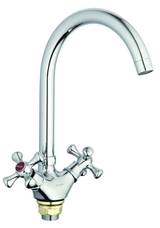 смес. G-Lauf кухня крест керамика (литой) с гайкой