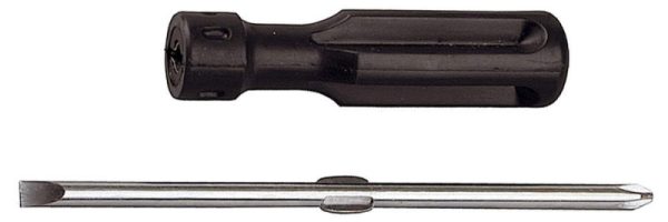 Отвертка двухсторонняя SL 6 мм PH1 75 мм Korvus 3101702