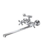 Смеситель VIKO ванна крест кер. переключатель плоский излив 33см Смеситель VIKO ванна крест кер. переключатель плоский излив 33см