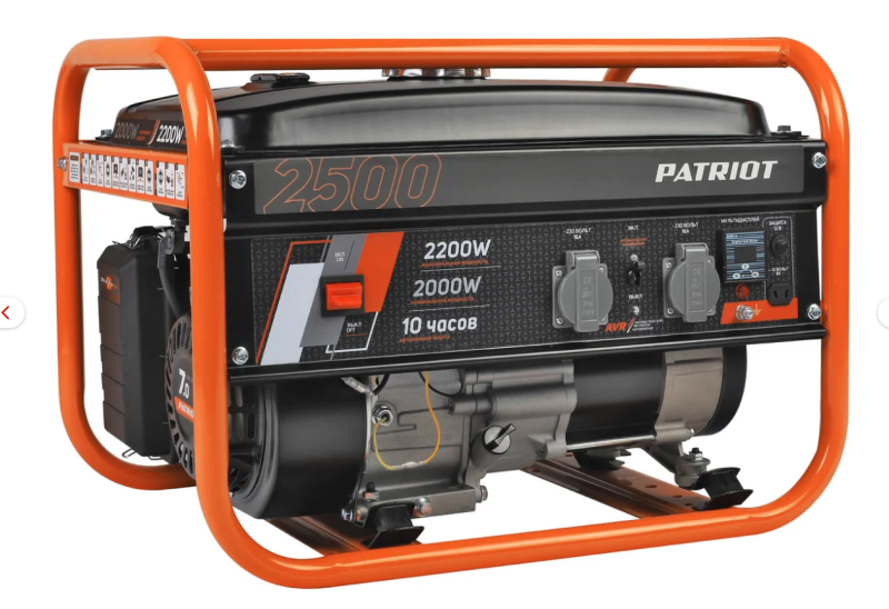 Бензогенератор 2200 Вт PATRIOT GRS 2500 Бензогенератор 2200 Вт PATRIOT GRS 2500